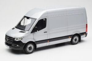 Mercedes Sprinter W907 Silver Norev 1:18 183424 Metall