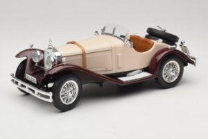 Mercedes SSK Beige & Mörkröd Bburago 1:18 3009-M4 Metall
