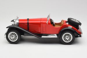 Mercedes SSK Röd & Svart Bburago 1:18 3009-M1 Metall — bild 3 av 6