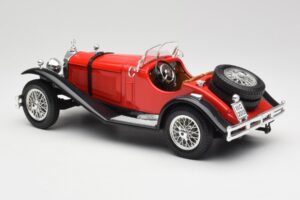 Mercedes SSK Röd & Svart Bburago 1:18 3009-M1 Metall — bild 5 av 6