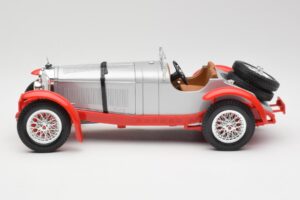 Mercedes SSK Silver & Röd Bburago 1:18 3009-M2 Metall — bild 3 av 6