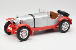 Mercedes SSK Silver & Röd Bburago 1:18 3009-M2 Metall