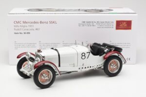 Mercedes SSKL R. Caracciola / W. Sebastian Mille Miglia Winner 1931 CMC 1:18 M-055 Metall — bild 6 av 6