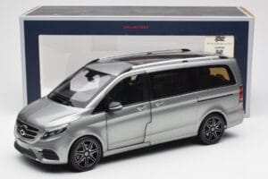 Mercedes V-Class W447 AMG Line Grå Metallic Norev 1:18 183488 Metall — bild 9 av 9