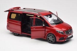 Mercedes V-Class W447 Designo Hyacinth Röd Metallic Norev 1:18 B66004166 Metall — bild 4 av 7