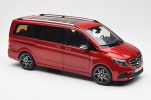 Mercedes V-Class W447 Designo Hyacinth Röd Metallic Norev 1:18 B66004166 Metall — bild 5 av 7
