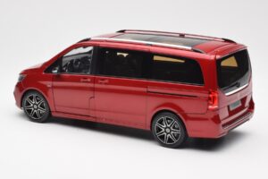 Mercedes V-Class W447 Designo Hyacinth Röd Metallic Norev 1:18 B66004166 Metall — bild 6 av 7