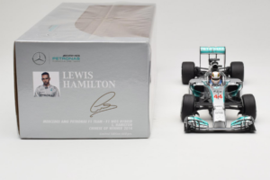 Mercedes W05 #44 L. Hamilton Mercedes AMG Petronas Chinese Grand Prix Winner 2014 Minichamps 1:18 110140244 Metall — bild 6 av 7