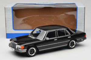 Mercedes W116 Svart MCG 1:18 MCG18551 Metall — bild 6 av 6