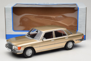Mercedes W116 Metallic Beige MCG 1:18 MCG18550 Metall — bild 6 av 6