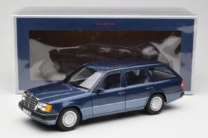 Mercedes 300D W124 T-Modell Nautical Blå Norev 1:18 183962 Metall — bild 8 av 8