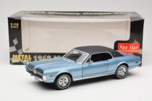 Mercury Cougar XR-7 Blå Sun Star 1:18 1562 Metall — bild 8 av 8