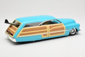 Mercury Merc Woodie Blå Hot Wheels 1:18 27806 Metall — bild 3 av 8