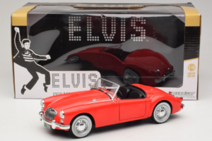 MG A 1600 Roadster Mk I Elvis Presley Blue Hawaii Movie GreenLight 1:18 13524 Metall — bild 8 av 8