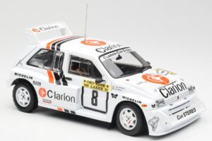 MG Metro 6R4 #8 P. Eklund / D. Whittock Rally Finland 1986 Sun Star 1:18 5536 Metall — bild 6 av 8