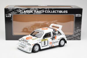 MG Metro 6R4 #8 P. Eklund / D. Whittock Rally Finland 1986 Sun Star 1:18 5536 Metall — bild 8 av 8