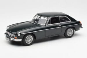 MGB GT Mk2 Coupe Racing Grön AUTOart 1:18 76602 Metall