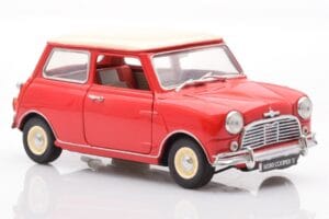 Mini Cooper 1275 S Röd Kyosho 1:18 8840 Metall — bild 6 av 8