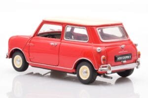 Mini Cooper 1275 S Röd Kyosho 1:18 8840 Metall — bild 7 av 8
