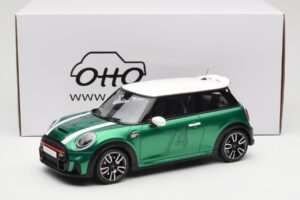 MINI Cooper F56 JCW British Racing Grön Otto 1:18 OT1098 Resin — bild 6 av 6