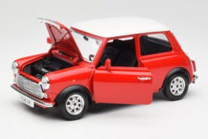 Mini Cooper Röd Bburago 1:18 3379 Metall — bild 2 av 8