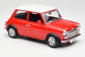 Mini Cooper Röd Bburago 1:18 3379 Metall — bild 6 av 8