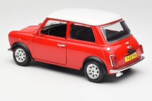Mini Cooper Röd Bburago 1:18 3379 Metall — bild 7 av 8