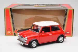 Mini Cooper Röd Bburago 1:18 3379 Metall — bild 8 av 8