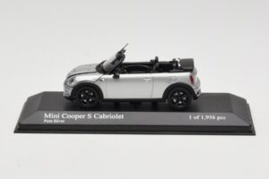 Mini Cooper S R57 Cabriolet Silver Minichamps 1:43 431138830 Metall