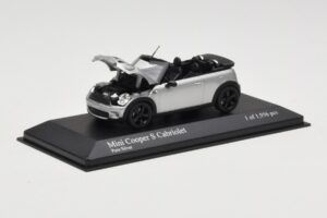 Mini Cooper S R57 Cabriolet Silver Minichamps 1:43 431138830 Metall — bild 6 av 6