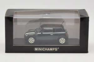 Mini Cooper S R53 Grön Med Ränder Minichamps 1:43 MINI006 Metall — bild 2 av 4