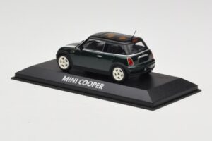Mini Cooper S R53 Grön Med Ränder Minichamps 1:43 MINI006 Metall — bild 3 av 4