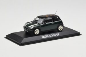 Mini Cooper S R53 Grön Med Ränder Minichamps 1:43 MINI006 Metall — bild 4 av 4