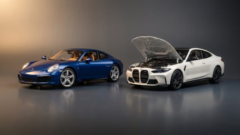 Minichamps eller AUTOart: vilken premium 1:18 vinner?