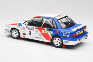 Mitsubishi Galant VR-4 #9 K. Eriksson / S. Parmander RAC Rally 1990 IXO 1:18 18RMC192A Metall — bild 5 av 6