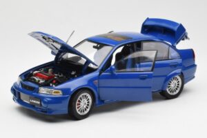 Mitsubishi Lancer EVO VI Blå RHD AUTOart 1:18 77151 Metall — bild 2 av 8