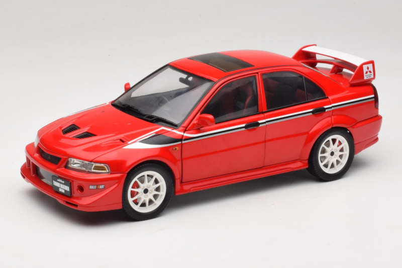 Mitsubishi Lancer Evo VI Tommi Makinen Edition Röd AUTOart 1:18 77156 Metall