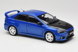 Mitsubishi Lancer Evolution X Blå OEM 1:18 MLE01 Metall — bild 6 av 8