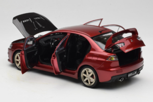 Mitsubishi Lancer Evolution X Röd OEM 1:18 MLE02 Metall — bild 5 av 8