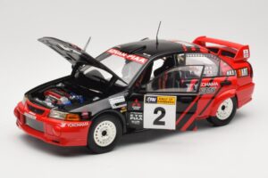 Mitsubishi Lancer Evolution VI #2 Y. Kataoka / S. Hayashi Winner Rally Canberra 1999 AUTOart 1:18 89942 Metall — bild 2 av 8