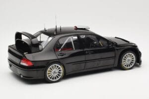 Mitsubishi Lancer Evolution WRC Plain Body Svart AUTOart 1:18 80528 Metall — bild 3 av 8