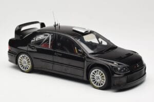 Mitsubishi Lancer Evolution WRC Plain Body Svart AUTOart 1:18 80528 Metall — bild 6 av 8