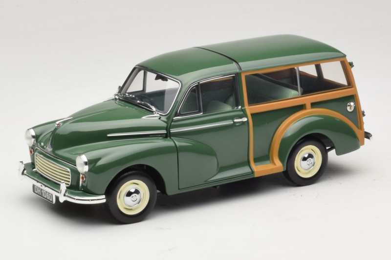 Morris Minor 1000 Traveller Grön Minichamps 1:18 150137011 Metall