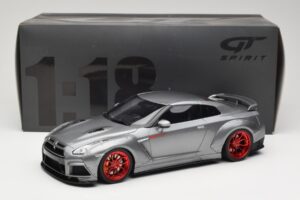 Nissan GT-R R35 Prior Design Grå GT Spirit 1:18 GT243 Resin — bild 6 av 6