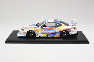 Nissan Silvia S15 LB-Super Silhouette #555 Formula Drift Japan 2023 TopSpeed 1:18 TS0586 Resin