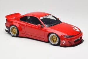 Nissan Silvia S15 Rocket Bunny Burning Red Otto 1:18 OT1115 Resin — bild 4 av 6