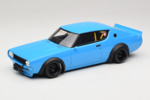 Nissan Skyline 2000 GT-R KPGC110 LB Works Blå Otto 1:18 OT1210 Resin