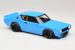 Nissan Skyline 2000 GT-R KPGC110 LB Works Blå Otto 1:18 OT1210 Resin — bild 6 av 6