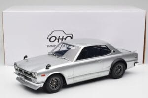Nissan Skyline C10 2000 GT-R Silver Otto 1:12 G094 Resin — bild 6 av 6