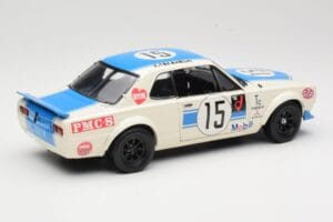Nissan Skyline 2000GT-R KPGC10 #15 K. Takahashi Nissan Works JTCC 1972 Kyosho 1:18 08122B Metall — bild 3 av 8